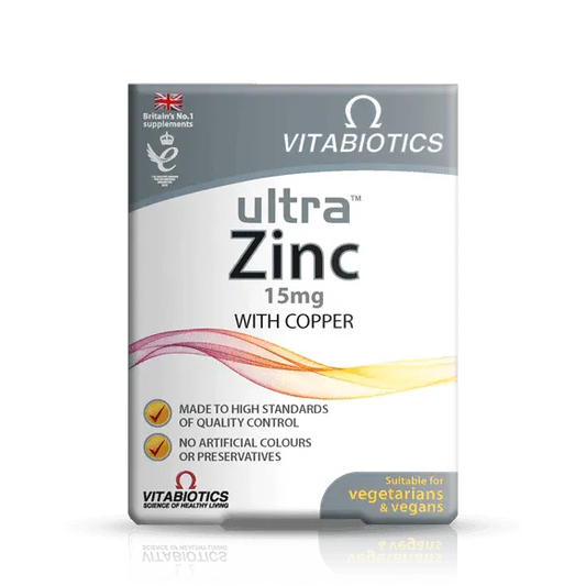 Vitabiotics - Ultra Zinc 60Tabs - GOLDFARMACI