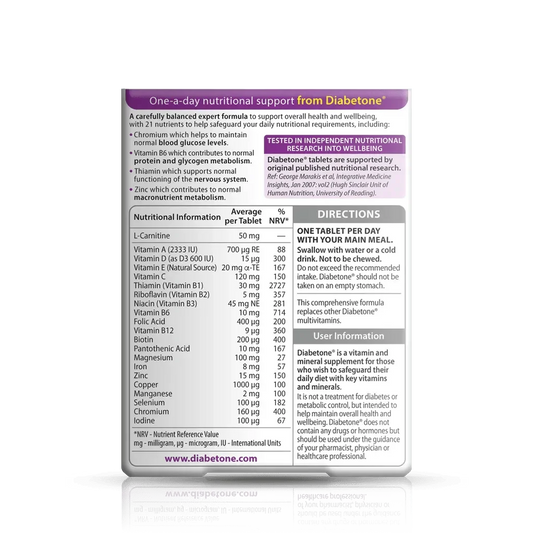 Vitabiotics - Diabetone Original 30Tab - GOLDFARMACI