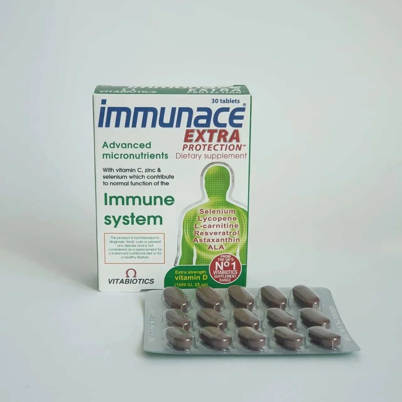 Immunace Extra Protection | Immune System Support by Vitabiotic   GOLDFARMACI