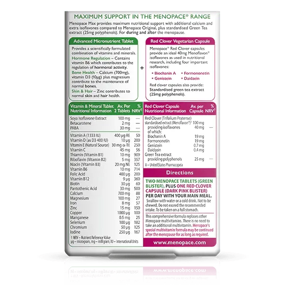 Vitabiotics - Menopace Max - GOLDFARMACI