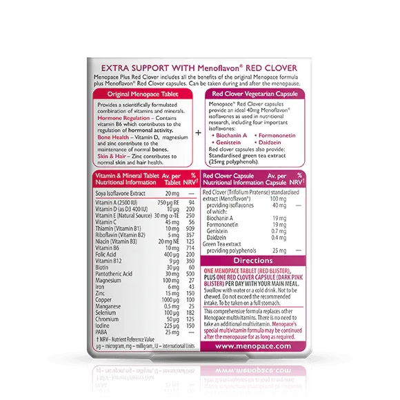 Vitabiotics - Menopace Red Clover - GOLDFARMACI