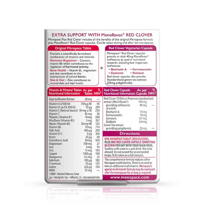 Vitabiotics - Menopace Red Clover - GOLDFARMACI