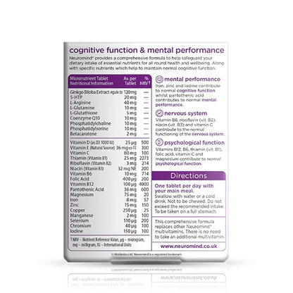 Vitabiotics - Neuromind Original - GOLDFARMACI