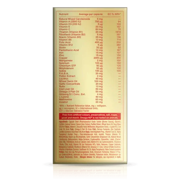 Vitabiotics - Omega-H3 Original 30Caps - GOLDFARMACI