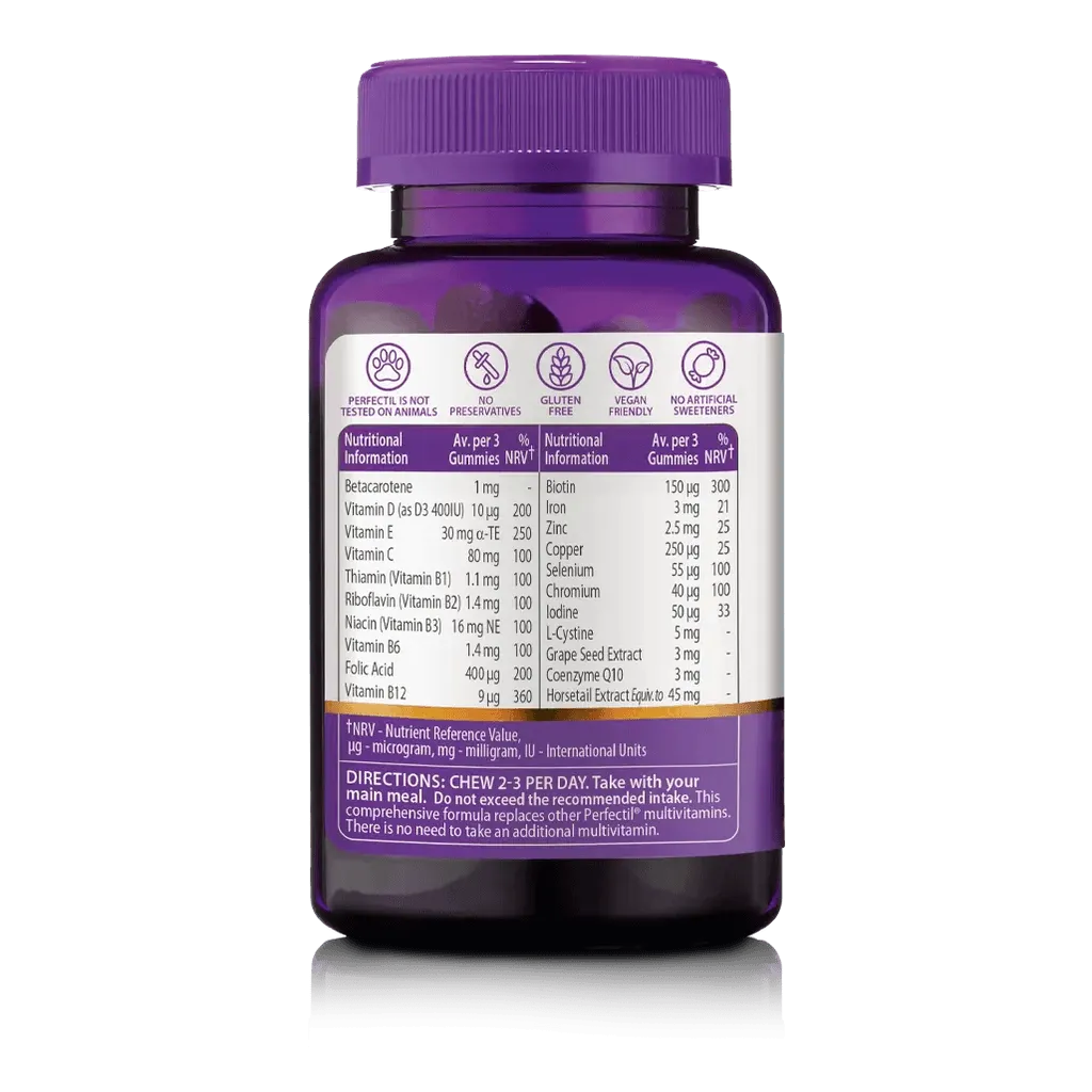 Vitabiotics - Perfectil Hair Crush Gummies - GOLDFARMACI