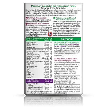 Vitabiotics - Pregnacare Conception Max 84Tabs - GOLDFARMACI