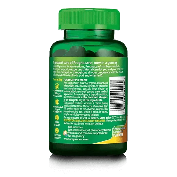 Vitabiotics - Pregnacare Gummies 60pcs - GOLDFARMACI