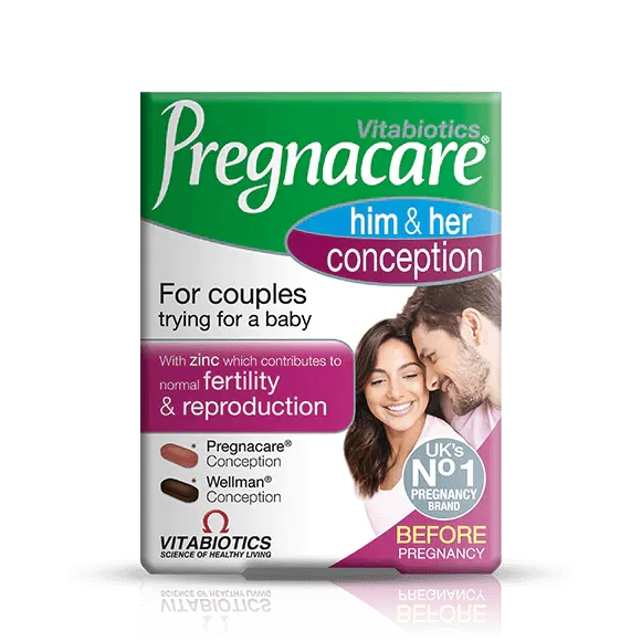 Vitabiotics - Pregnacare Him&Her Conception 60Tabs - GOLDFARMACI