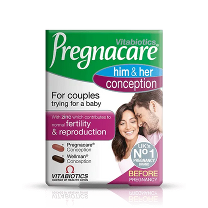 Vitabiotics - Pregnacare Him&Her Conception 60Tabs - GOLDFARMACI