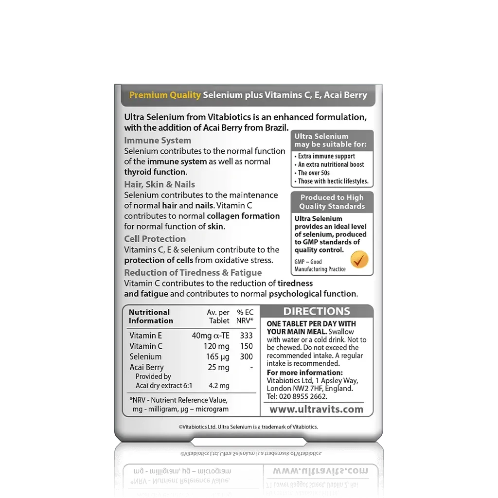 Vitabiotics - Ultra Selenium 30Tabs - GOLDFARMACI