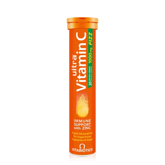 Vitabiotics - Ultra Vitamin C Fizz 20 Effervescent Tablets - GOLDFARMACI