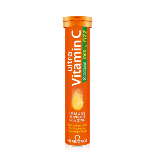 Vitabiotics - Ultra Vitamin C Fizz 20 Effervescent Tablets - GOLDFARMACI