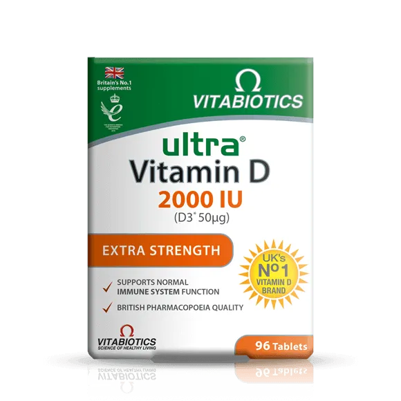 Vitabiotics - Ultra Vitamin D 2000IU 96Tabs - GOLDFARMACI