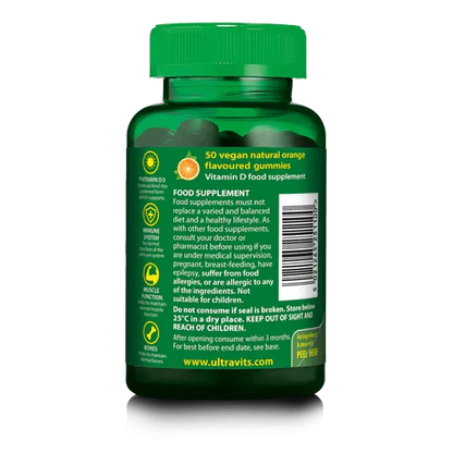 Vitabiotics - Ultra Vitamin D Gummies 50pcs - GOLDFARMACI