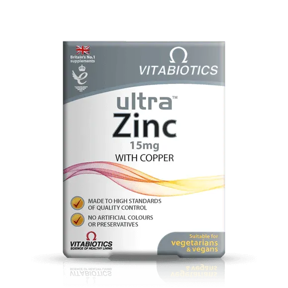 Vitabiotics - Ultra Zinc 60Tabs - GOLDFARMACI