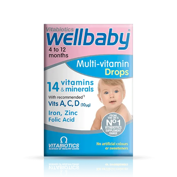 Vitabiotics - Wellbaby Multi-vitamin Drops 30ml - GOLDFARMACI