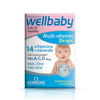 Vitabiotics - Wellbaby Multi-vitamin Drops 30ml - GOLDFARMACI