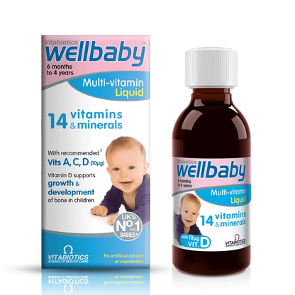 Vitabiotics - Wellbaby Multi-vitamin Liquid 150ml - GOLDFARMACI