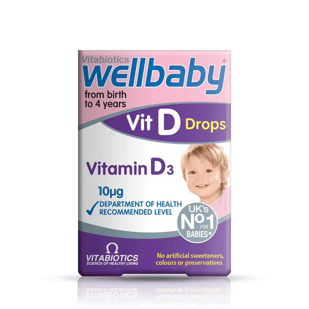 Vitabiotics - Wellbaby Vitamin D Drops 30ml - GOLDFARMACI