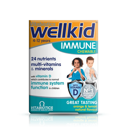 Vitabiotics - Wellkid Immune Chewable 30Tabs - GOLDFARMACI
