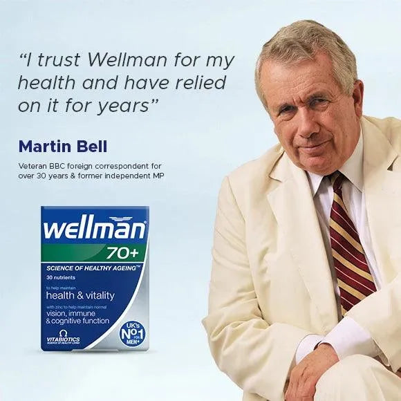 Vitabiotics - Wellman 70+ 30Tabs - GOLDFARMACI