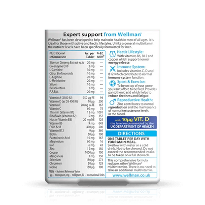 Vitabiotics - Wellman Original 30Tabs - GOLDFARMACI