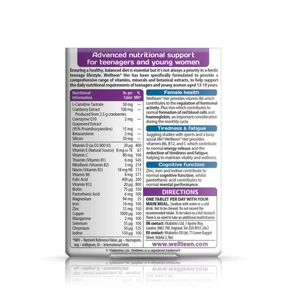 Vitabiotics - Wellteen Her 30Tabs - GOLDFARMACI