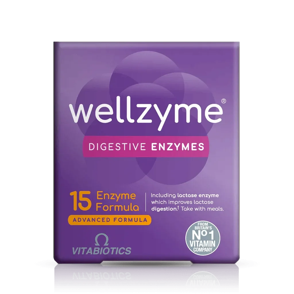 Vitabiotics - Wellzyme Digestive Enzymes Advanced 60Caps - GOLDFARMACI