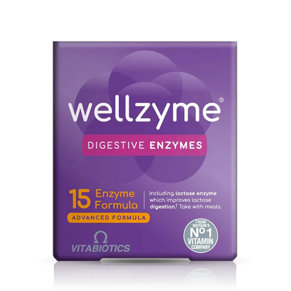 Vitabiotics - Wellzyme Digestive Enzymes Advanced 60Caps - GOLDFARMACI