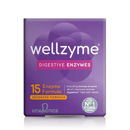 Vitabiotics - Wellzyme Digestive Enzymes Advanced 60Caps - GOLDFARMACI