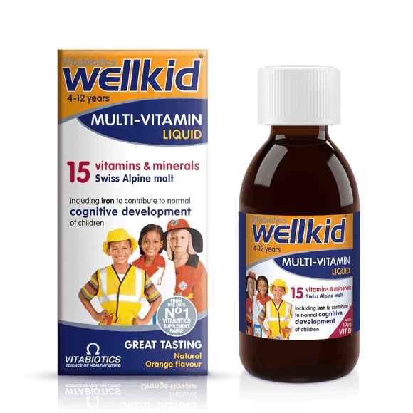 Vitabiotics - Wellkid Multi-vitamin Liquid 150ml - GOLDFARMACI