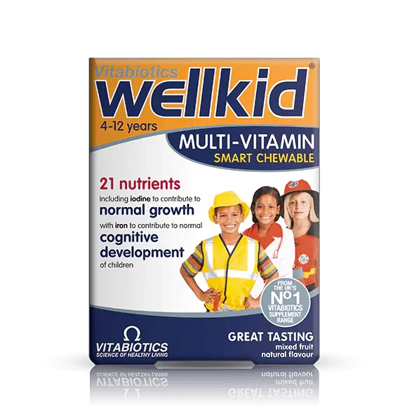 Vitabiotics - Wellkid Smart Chewable 30Tabs - GOLDFARMACI