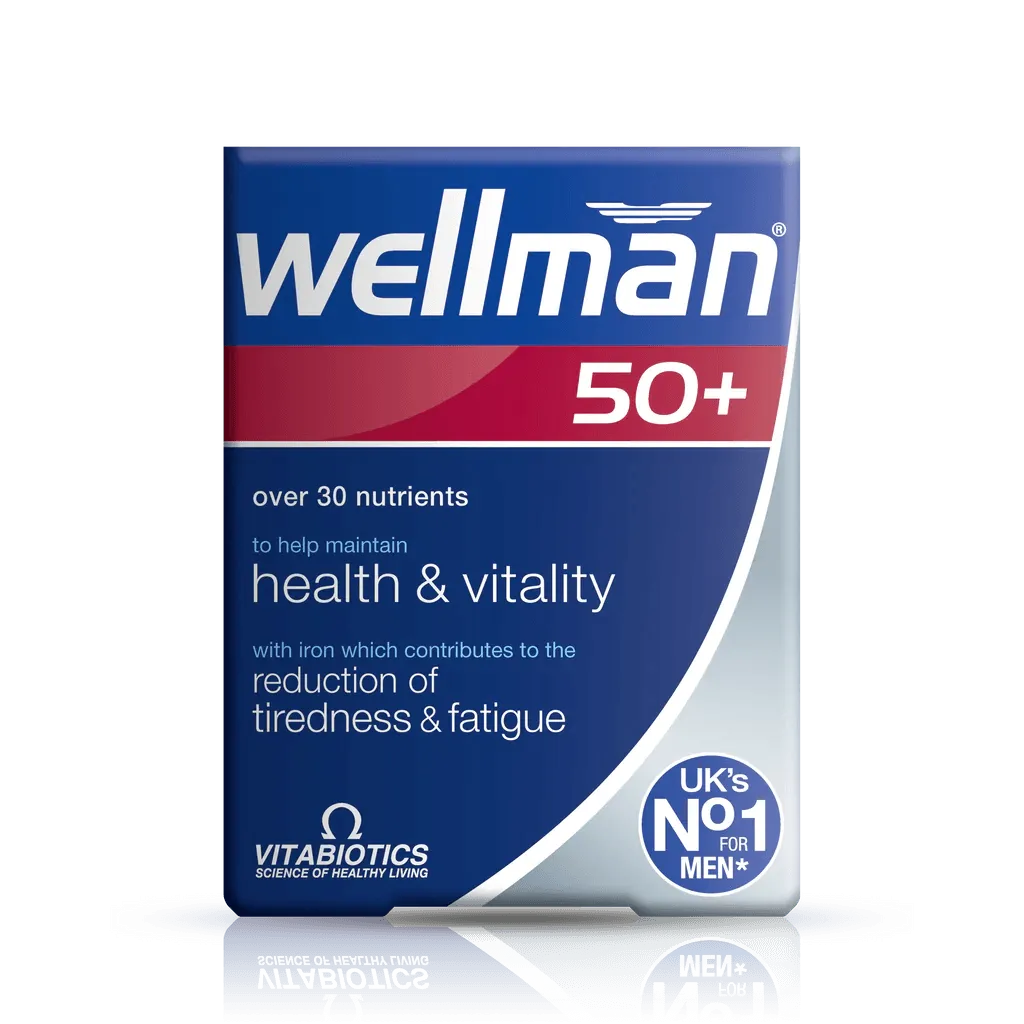 Vitabiotics - Wellman 50+ 30Tabs - GOLDFARMACI