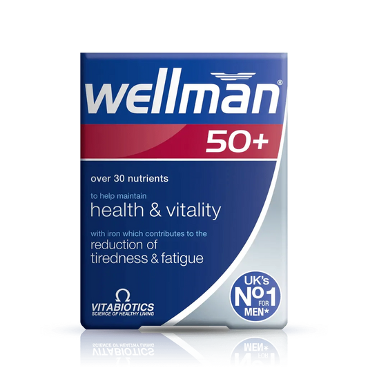 Vitabiotics - Wellman 50+ 30Tabs - GOLDFARMACI