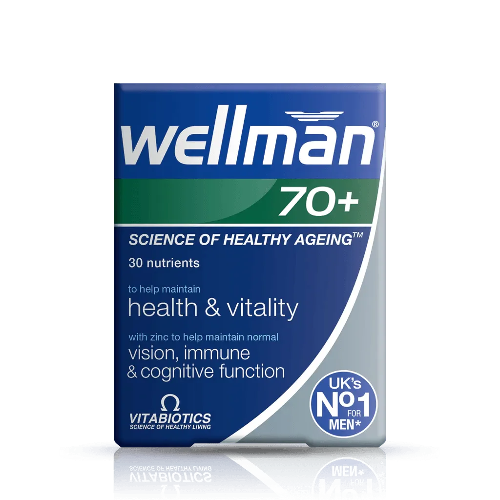 Vitabiotics - Wellman 70+ 30Tabs - GOLDFARMACI